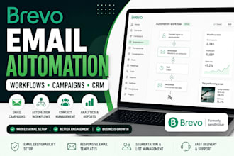 setup brevo automation workflow, email campaign and newsletter