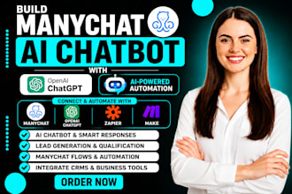 build a manychat ai chatbot with openai chatgpt automation
