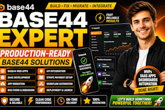 base44 expert build base44 web app base44 migrate base44 app fix base44 deploy