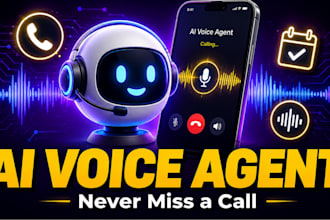 create an ai voice agent that never misses a call