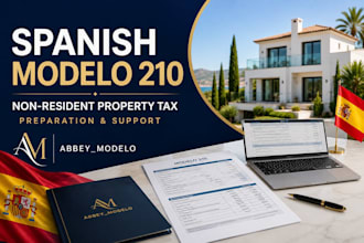prepare spanish modelo 210 non resident property tax return
