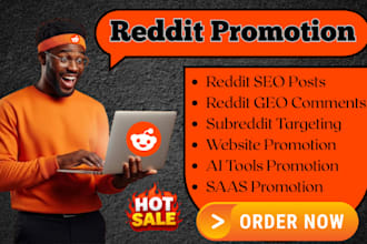 do reddit SEO promotion for website, saas and software startup