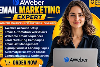 build aweber email automation welcome sequence lead nurture workflows