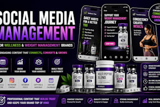manage social media for wellness and weight loss management brands