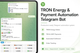 develop a custom telegram bot for business automation