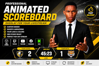 create an animated scoreboard overlay for your livestream