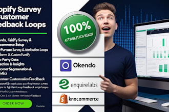 setup customer feedback, survey loops via enquirelab okendo knocommerce typeform