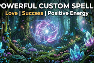 a powerful custom spell for love, success, and positive energy