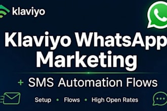 do klaviyo whatsapp marketing, klaviyo email marketing, sms and klaviyo flows