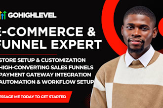 setup gohighlevel e commerce store ghl funnel and payment integration