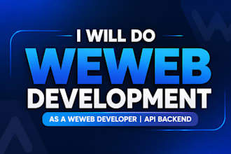 do weweb development as a weweb developer api backend