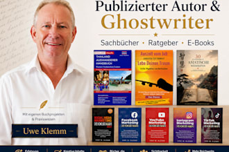 ghostwrite your german nonfiction book or ebook