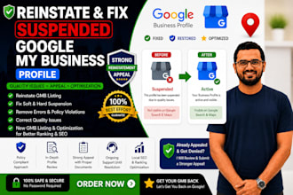 reinstate and fix suspended google my business profile gbp