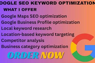 do google maps SEO local keyword ranking optimization citations business listing