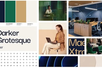 create complete visual direction, art direction, branch launch, branching board