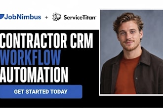 setup jobnimbus servicetitan contractor crm workflow automation integration