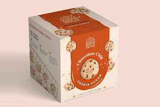 do premium product label box package pouch bag design