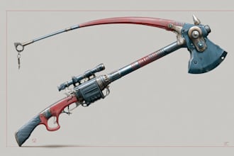 create weapon design ,assets and concept art