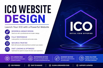 build crypto wordpress website, ico, coin listing website