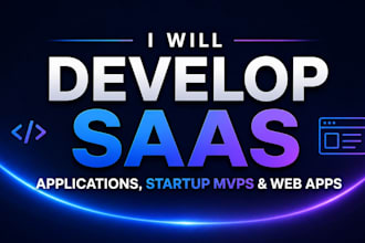 develop saas applications, startup mvps and web apps