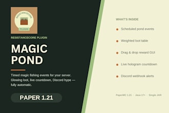 develop a custom minecraft paper plugin