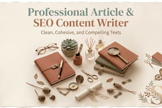 write high quality articles and blog posts
