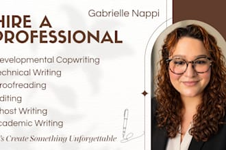 proofread and edit your writing and check your spelling and grammar