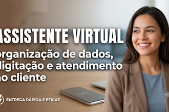 ser sua assistente virtual e realizar digitacao ou suporte