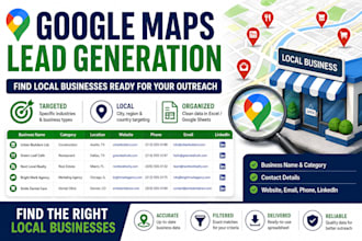 do google maps lead generation and local business prospect