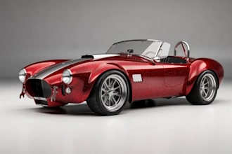 3d restomod car design,kit car,automotive render,classic vehicle,glb,bodykit stl