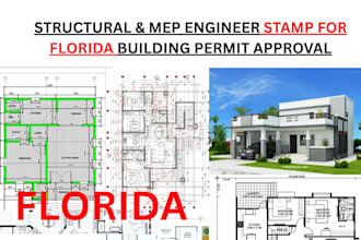 be structural civil engineer stamp for florida mep permit approval