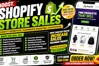 boost shopify store sales shopify promotion ecommerce marketing dropshipping