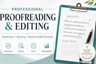 write and polish professional mental health content