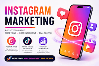 instagram monetization, instagram marketing tik tok promotion, post, edit reels