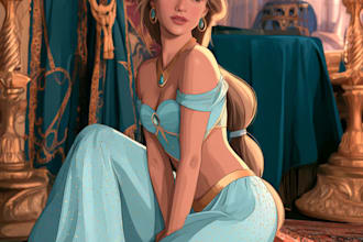 turn yourself into disney cartoon characters