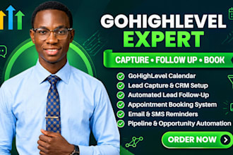 build a gohighlevel funnel, ghl calendar ghl appointment booking and automation