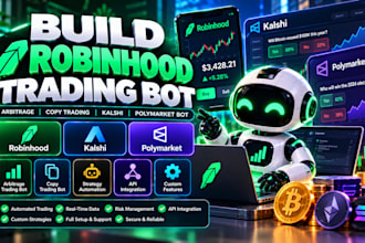 build robinhood trading bot arbitrage copy trading bot kalshi polymarket bot