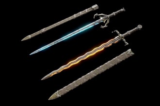 create 3d weapon models, game prop swords, gun and custom assets