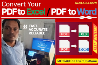convert PDF to excel or word using adobe acrobat dc pro