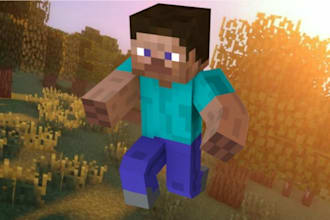 create professional minecraft 3d renders, cinematic scenes, minecraft thumbnails