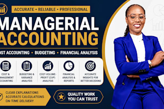 do managerial accounting, cost accounting and financial analysis