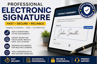 create, add, and set up electronic signatures for your documents