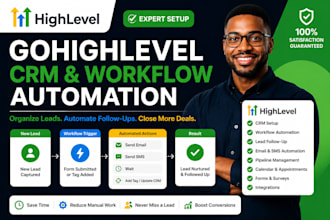 setup gohighlevel CRM and workflow automation