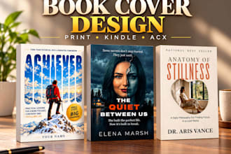 design amazon KDP ebook and paperback book covers