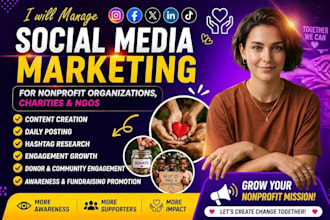 manage social media marketing for nonprofit organizations charities and ngos