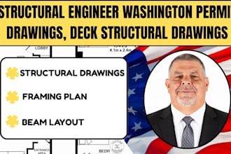 structural engineer washington permit drawings, deck structural drawings ohio
