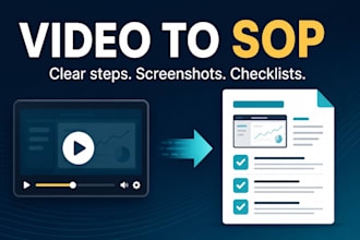 turn your loom or zoom recording into a clear sop and checklist