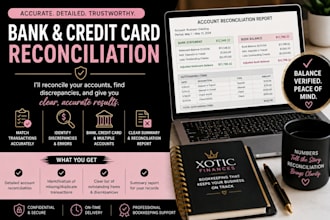 reconcile your bank and credit card accounts