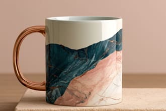 create a custom coffee mug design
