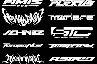 create cool custom text logo designs for any genre